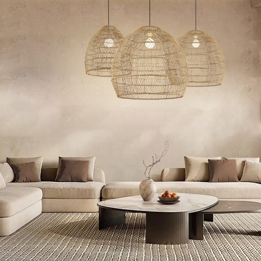 Vaijerilla roikkuva riippuvalaisin BOHO DELICADO 1xE27/40W/230V, halkaisija 60 cm