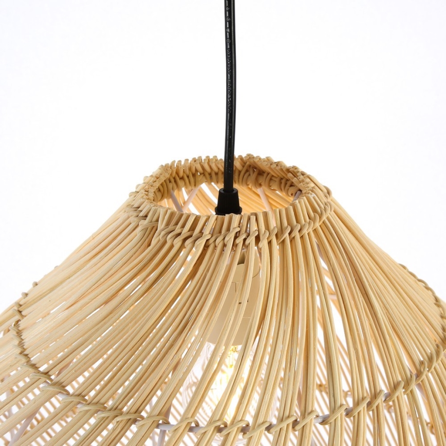 Kattokruunu johdossa PELO 1xE27/40W/230V halkaisija 40 cm rottinki