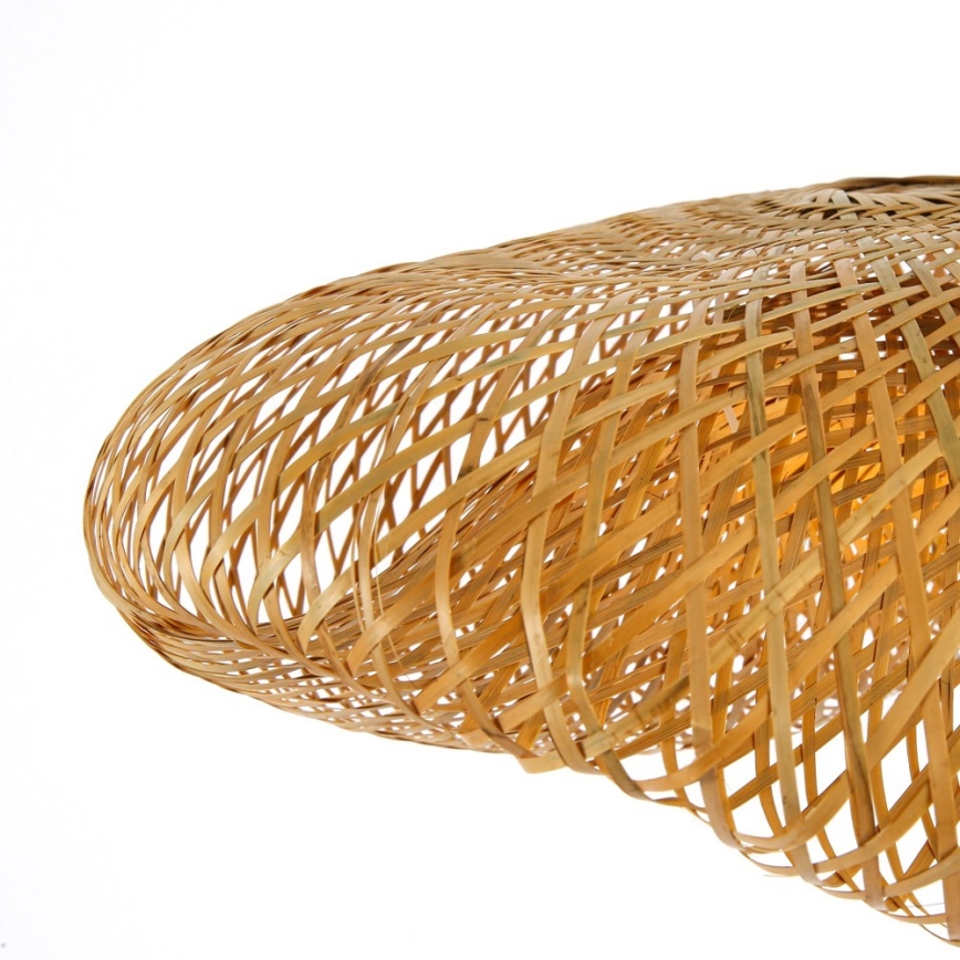 Kattokruunu johdossa HILO 1xE27/40W/230V halkaisija 60 cm bambu