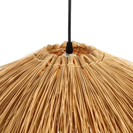 Kattokruunu johdossa NATURALEZA 1xE27/40W/230V halkaisija 55 cm rottinki