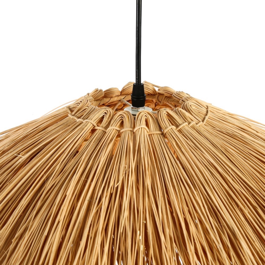 Kattokruunu johdossa NATURALEZA 1xE27/40W/230V halkaisija 55 cm rottinki