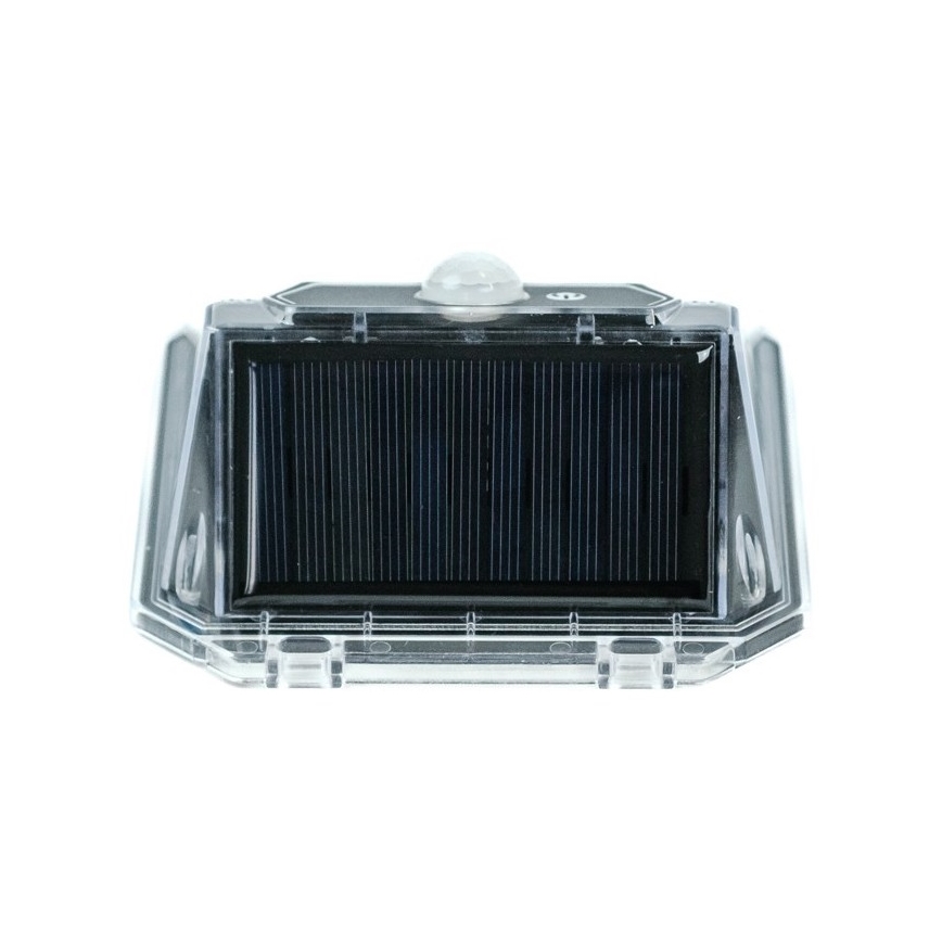 LED aurinkokenno seinävalaisin anturilla LED/3W/5,5V IP65