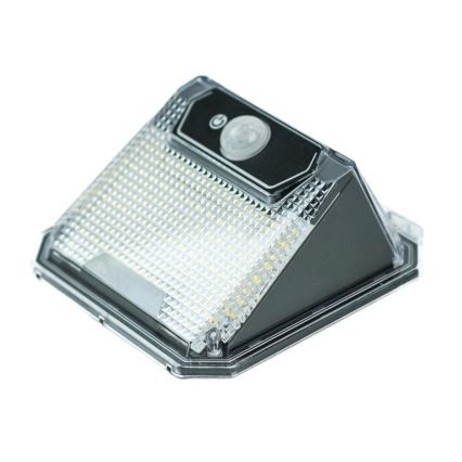 LED aurinkokenno seinävalaisin anturilla LED/3W/5,5V IP65
