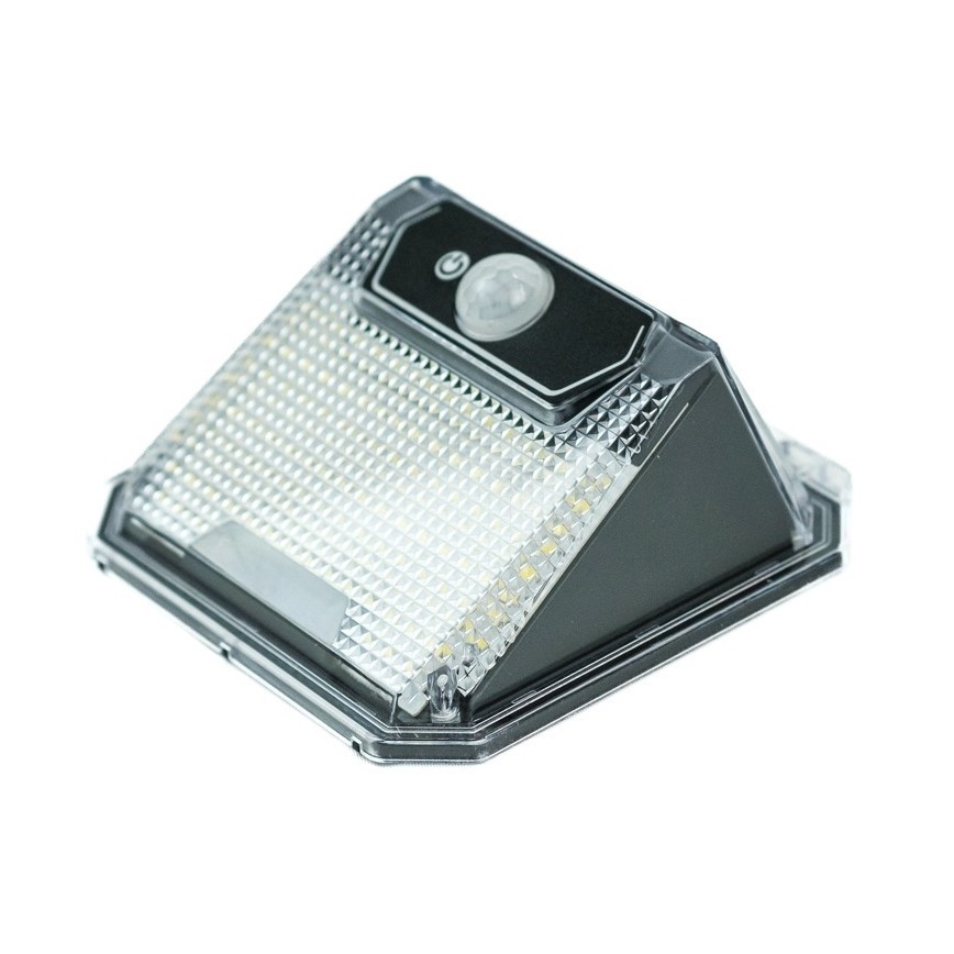 LED aurinkokenno seinävalaisin anturilla LED/3W/5,5V IP65
