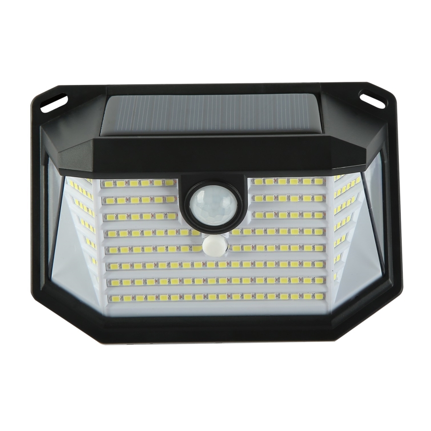 LED aurinkokenno seinävalaisin anturilla LED/4W/5,5V IP65