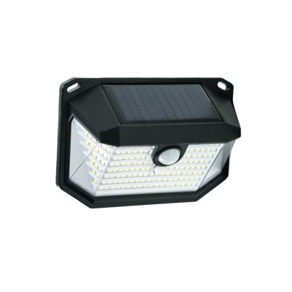 LED aurinkokenno seinävalaisin anturilla LED/4W/5,5V IP65