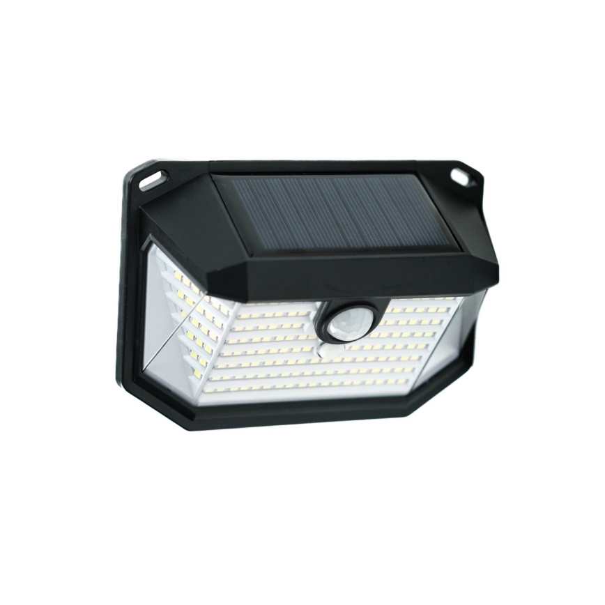 LED aurinkokenno seinävalaisin anturilla LED/4W/5,5V IP65