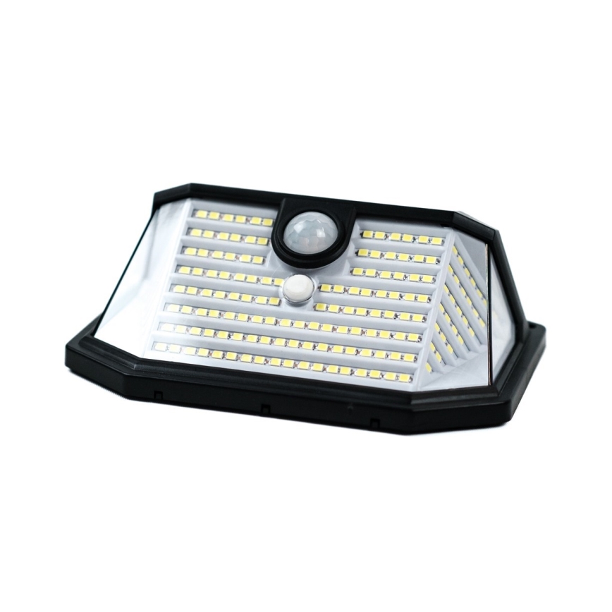 LED aurinkokenno seinävalaisin anturilla LED/4W/5,5V IP65