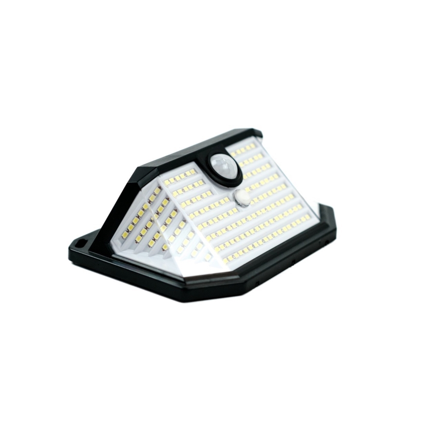 LED aurinkokenno seinävalo anturilla LED/4W/5,5V IP65