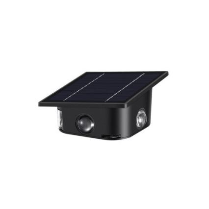 LED aurinkokenno seinävalaisin anturilla LED/2W/5V IP54
