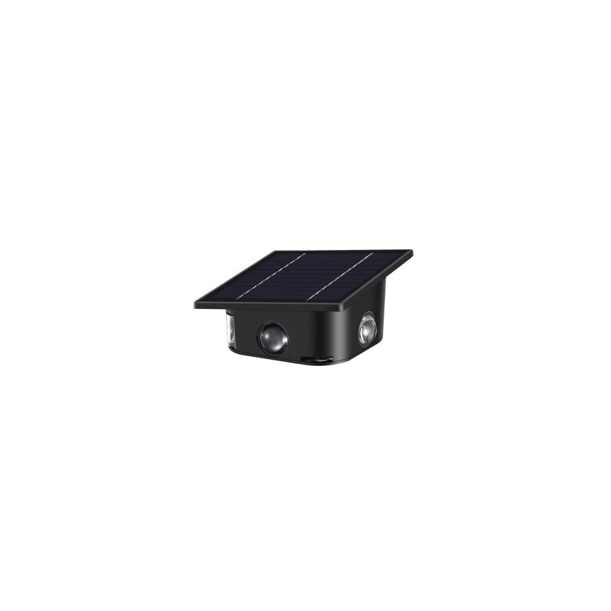LED aurinkokenno seinävalaisin anturilla LED/2W/5V IP54