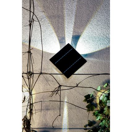 LED aurinkokenno seinävalo anturilla LED/2W/5V IP54