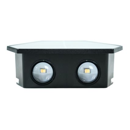 LED aurinkokenno seinävalaisin anturilla LED/2W/5V IP54