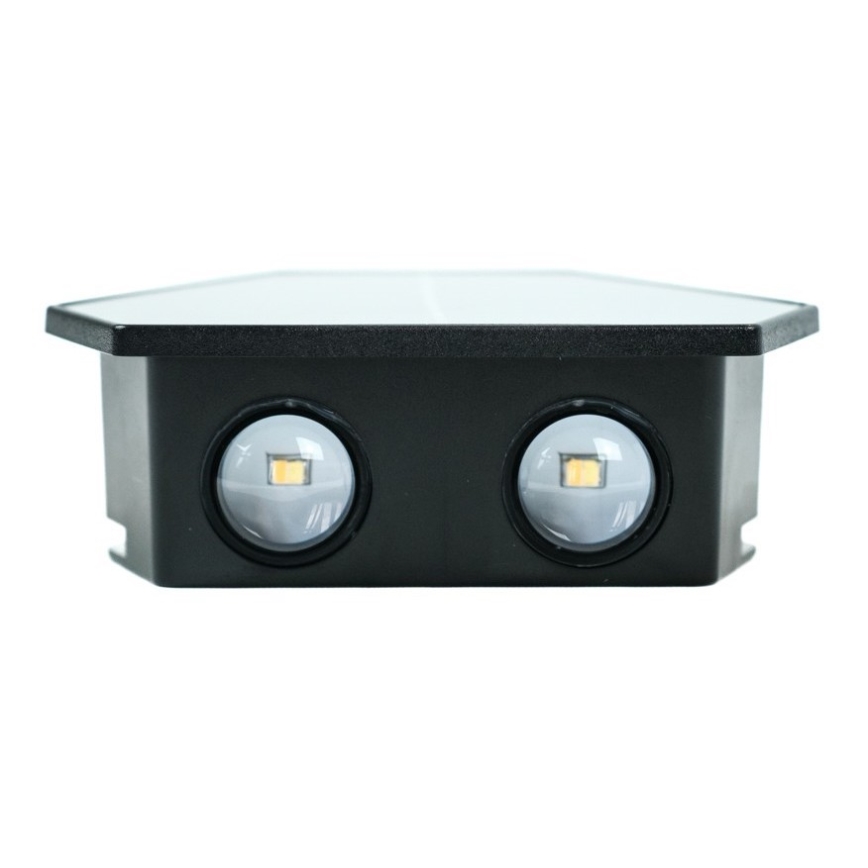 LED aurinkokenno seinävalaisin anturilla LED/2W/5V IP54