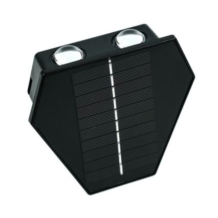 LED aurinkokenno seinävalaisin anturilla LED/2W/5V IP54