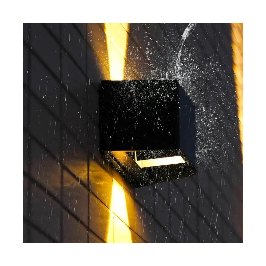 LED aurinkokennoseinävalaisin anturilla LED/2W/5V IP54 1300 mAh