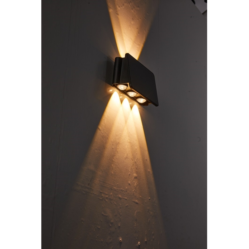LED aurinkokenno seinävalaisin anturilla LED/2W/5V IP54