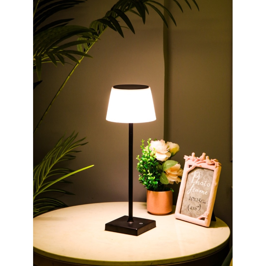 LED Himmennettävä ulko aurinko lamppu anturilla LED/4W/5V IP44