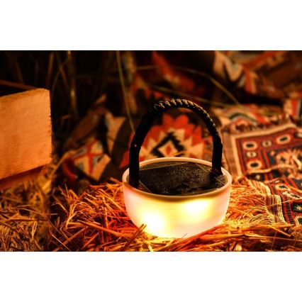 LED RGB kannettava aurinko ladattava lamppu kanssa LED ketju LED/10W/5V 3600 mAh IP65