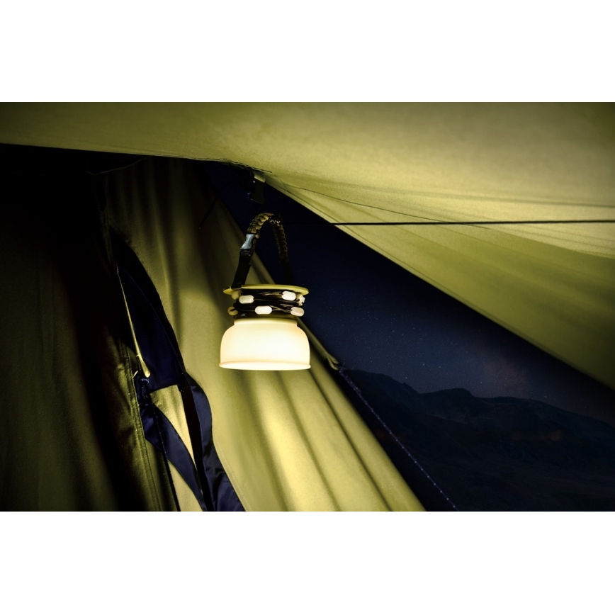 LED RGB Kannettava ladattava aurinkoenergialamppu LED ketjulla LED/10W/5V 3600 mAh IP65