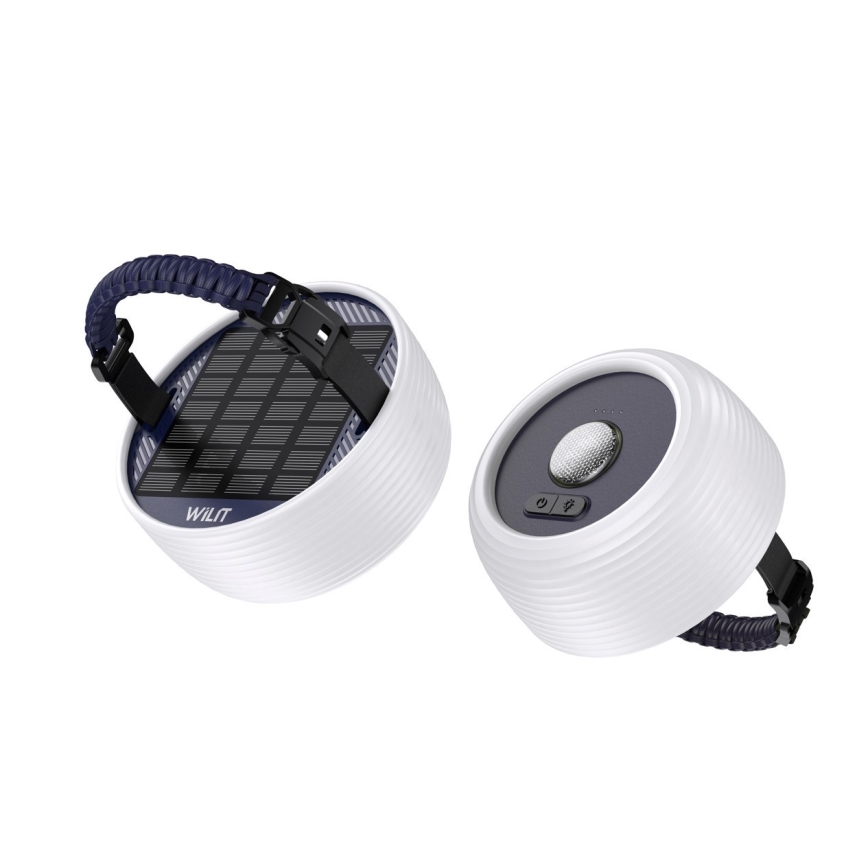 LED RGB Kannettava ladattava aurinkoenergialamppu LED ketjulla LED/10W/5V 3600 mAh IP65