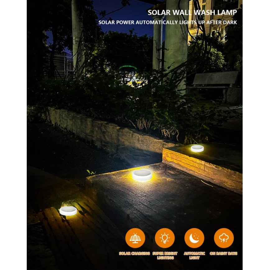 Immax 08494L - LED Aurinkokenno ulkovalo anturilla LED/0,4W/3,2V IP54