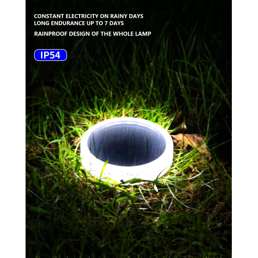 Immax 08494L - LED Aurinkokenno ulkovalo anturilla LED/0,4W/3,2V IP54