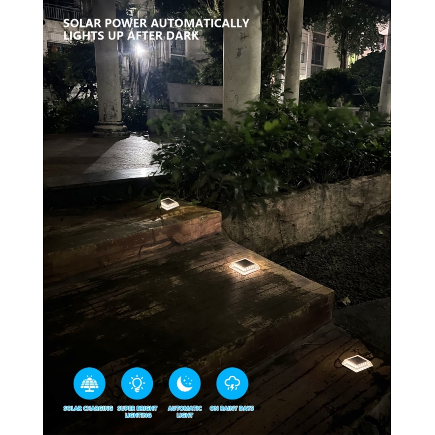 Immax 08495L - LED- aurinkokenno ulkovalo anturilla LED/0,03W/1,2V IP54