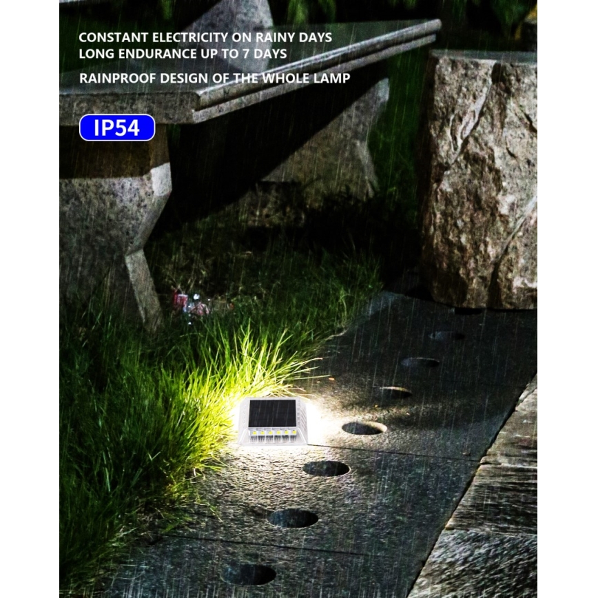 Immax 08495L - LED- aurinkokenno ulkovalo anturilla LED/0,03W/1,2V IP54
