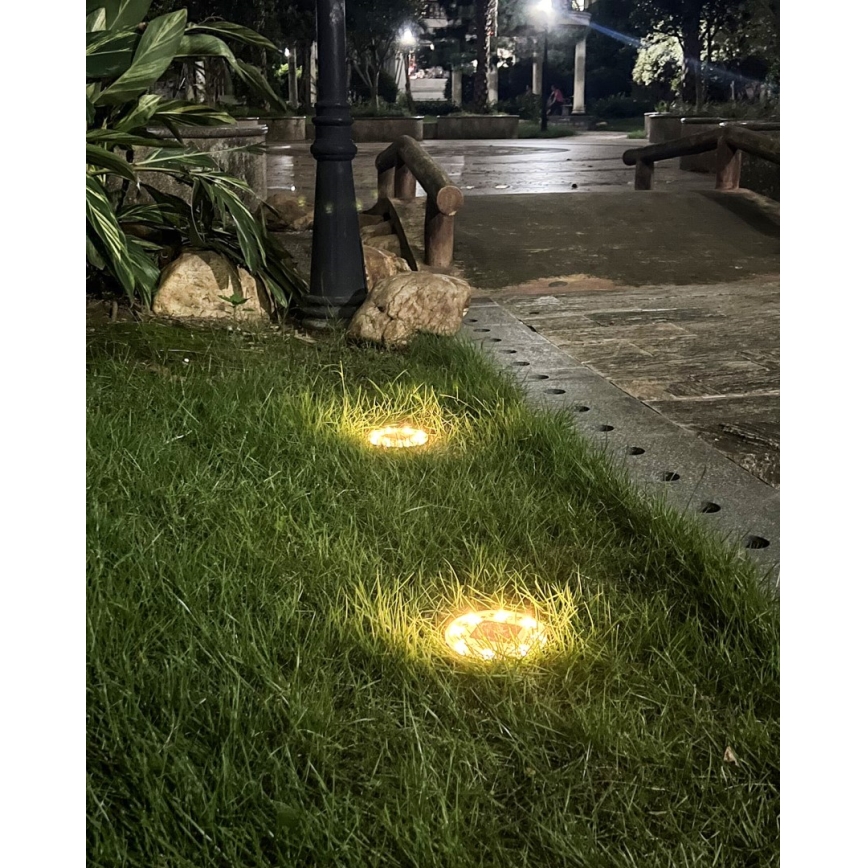 SETTI 4x LED Ulkotila aurinkokennovalo anturilla LED/0,048W/2V IP68