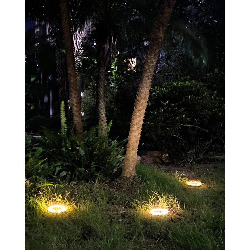 SETTI 4x LED Ulkotila aurinkokennovalo anturilla LED/0,048W/2V IP68
