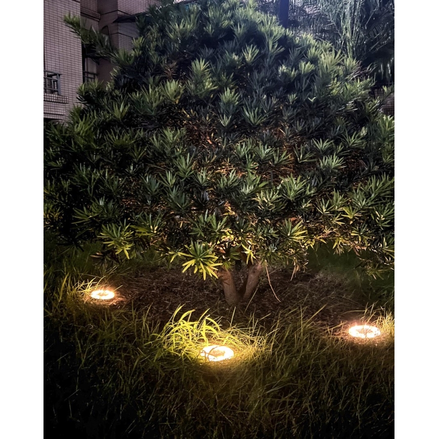 SETTI 4x LED Ulkotila aurinkokennovalo anturilla LED/0,048W/2V IP68