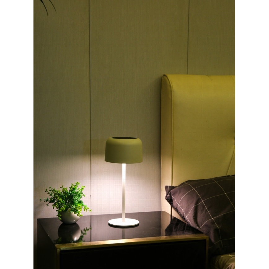 LED Himmennettävä ulko aurinko lamppu LED/4W/5V 3600mAh IP44