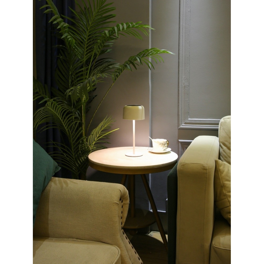 LED Himmennettävä ulko aurinko lamppu LED/4W/5V 3600mAh IP44