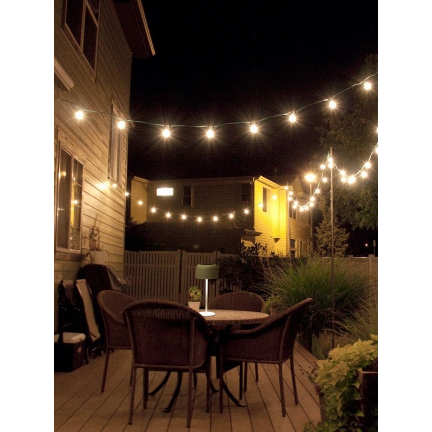 LED Himmennettävä ulko aurinko lamppu LED/4W/5V 3600mAh IP44