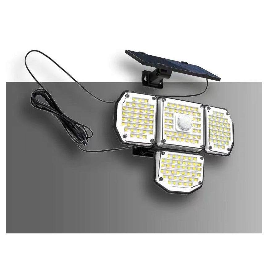 LED-seinäaurinkovalaisin anturilla LED/5W/5,5V 3000K/6500K IP44