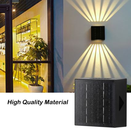 LED-seinäaurinkovalaisin LED/2W/3,7V 4000K IP44