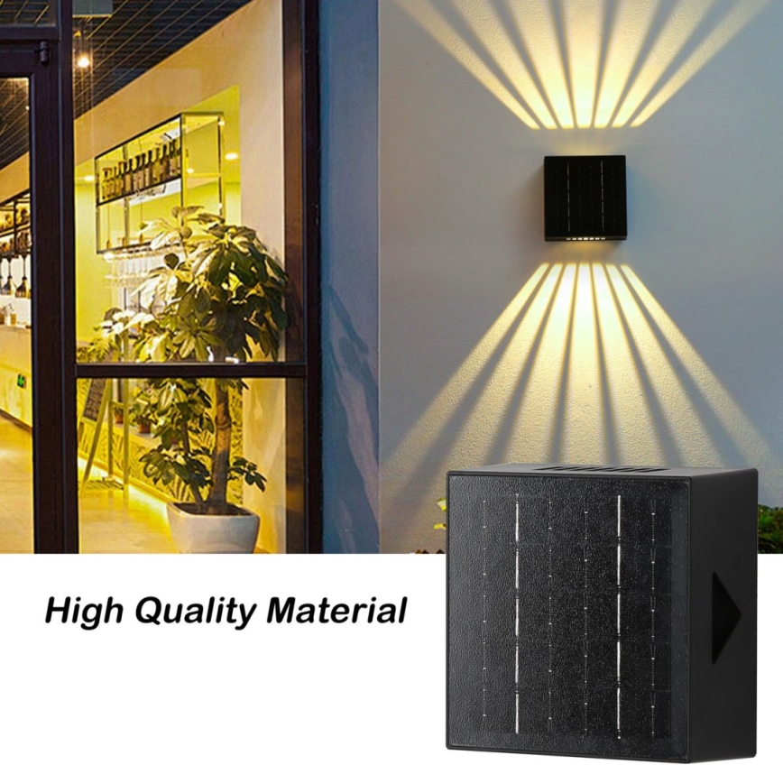 LED-seinäaurinkovalaisin LED/2W/3,7V 4000K IP44