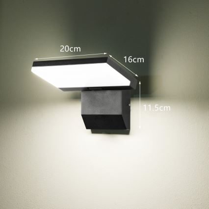 LED-ulkoseinävalaisin MODERN LED/18W/230V IP65