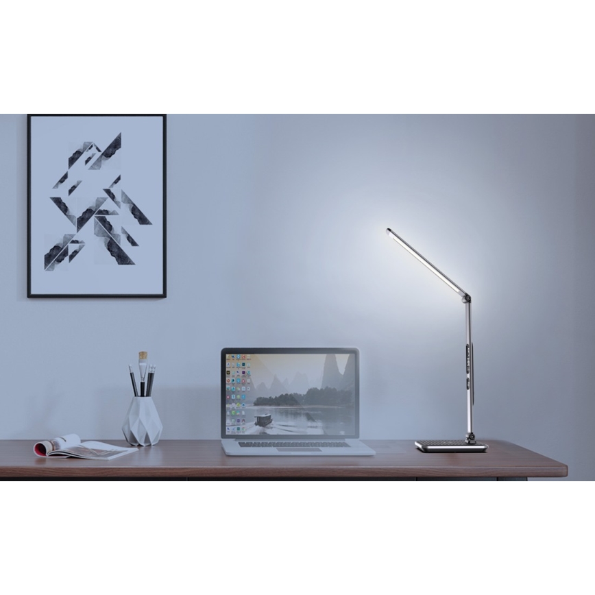 Himmennettävä LED-pöytävalaisin LED/8,5W/230V langaton lataus