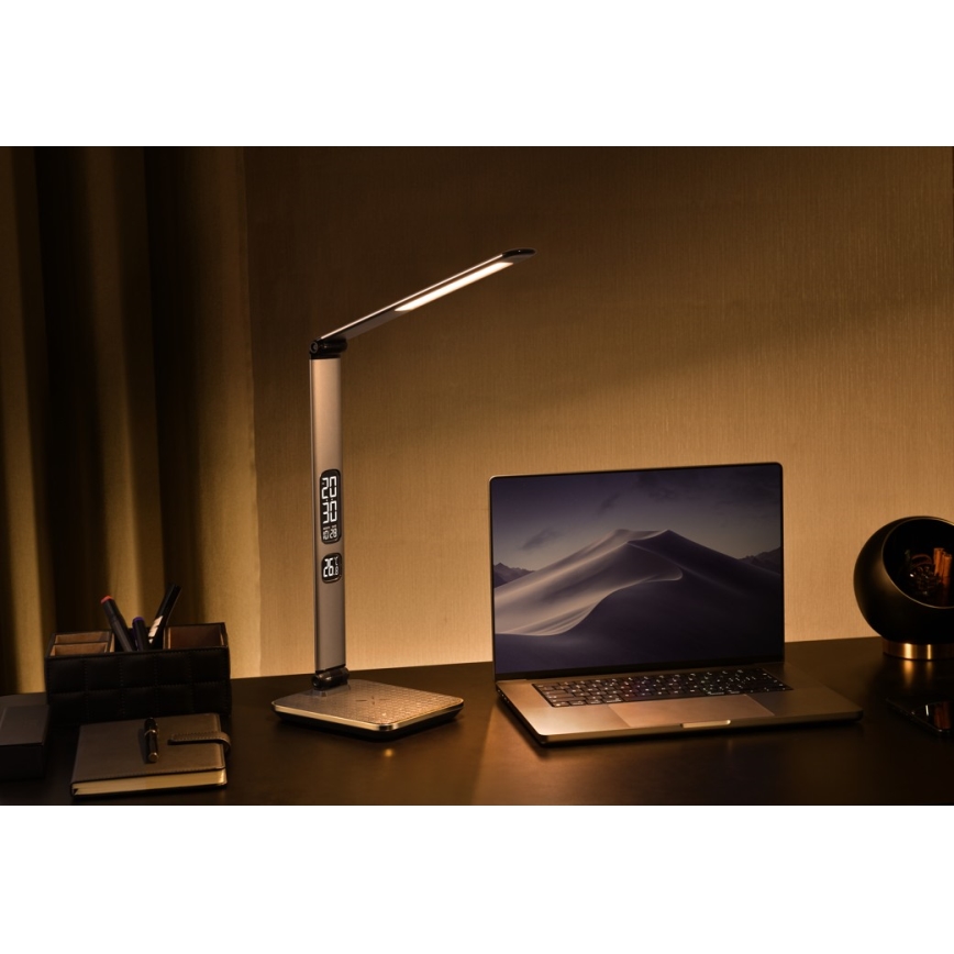 Himmennettävä LED-pöytävalaisin LED/8,5W/230V langaton lataus