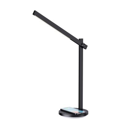 LED Himmennettävä pöytävalaisin langattomalla latauksella QI BEAM LED/18W/230V 2800K/4000K/5000K