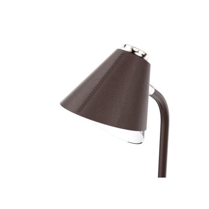 Himmennettävä LED-pöytävalaisin langattomalla latauksella FINCH LED/9W/12/230V ruskea/kulta