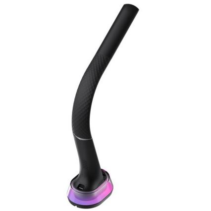 LED RGB Himmennettävä pöytävalaisin langattomalla latauksella CORELLA LED/7W/12/230V musta