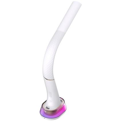 LED RGB Himmennettävä pöytävalaisin langattomalla latauksella CORELLA LED/7W/12/230V valkoinen