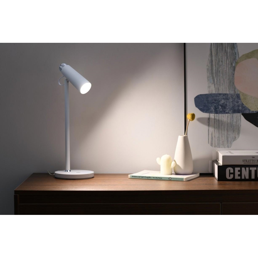 Himmennettävä LED-pöytävalaisin kanssa langaton Qi lataus TIT LED/12W/230V valkoinen