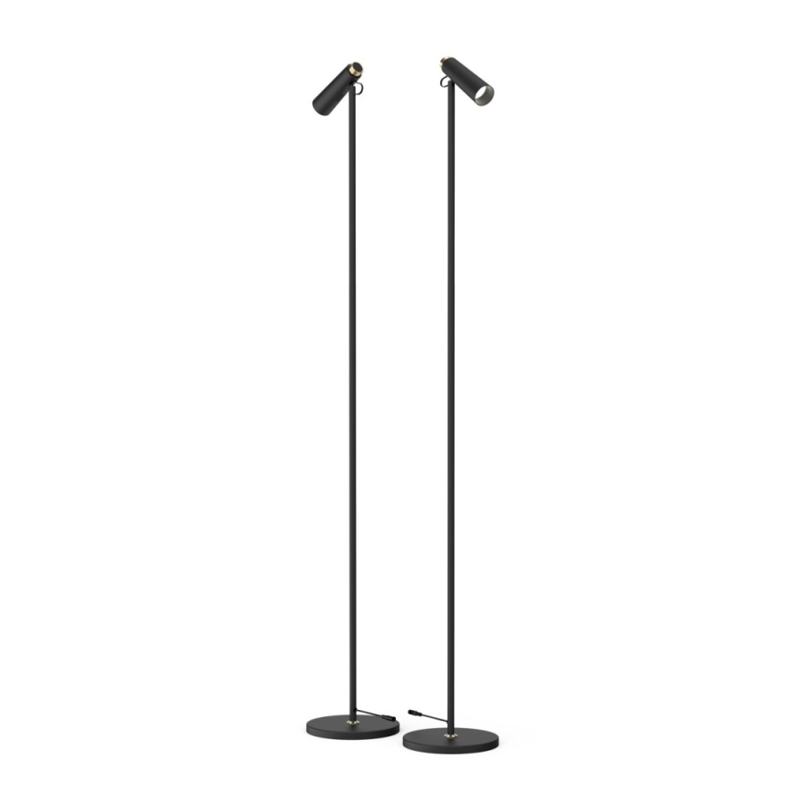 Himmennettävä LED-lattiavalaisin TIT LED/6W/230V musta