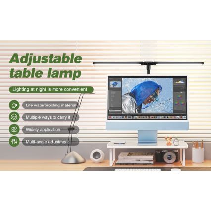 LED Joustava himmennettävä monitorivalo OFFICE LED/24W/230V 2700-6300K CRI 95