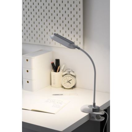 LED+CCT himmennettävä pöytävalaisin klipsillä CLIP LED/7,5W/230V 3000/4200/5000K valkoinen