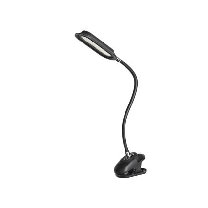 LED+CCT Himmennettävä pöytälamppu klipsillä CLIP LED/7,5W/230V 3000/4200/5000K musta